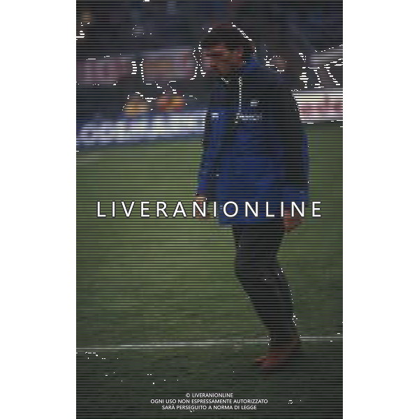 RETROSPETTIVA PIERLUIGI FROSIO ALLENATORE NELLA FOTO PIERLUIGI FROSIO ALLENATORE ATALANTA NELL\'ANNO 1990-1991 AG ALDO LIVERANI SAS 