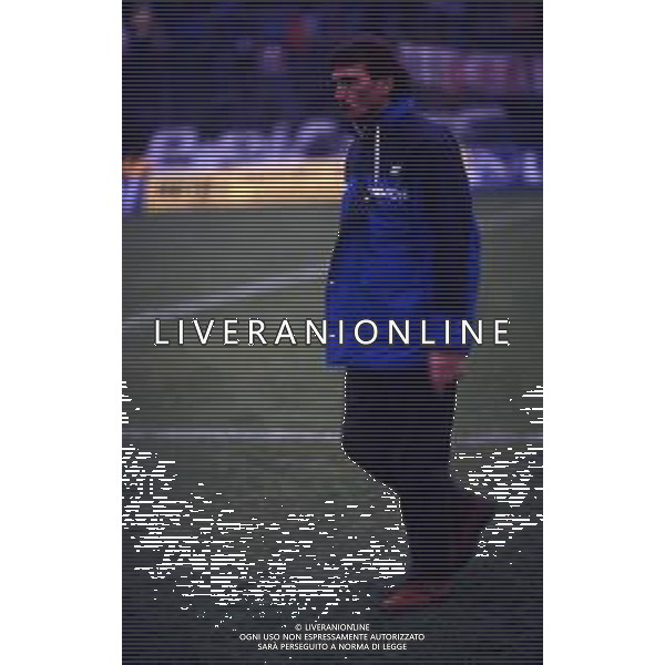 RETROSPETTIVA PIERLUIGI FROSIO ALLENATORE NELLA FOTO PIERLUIGI FROSIO ALLENATORE ATALANTA NELL\'ANNO 1990-1991 AG ALDO LIVERANI SAS 