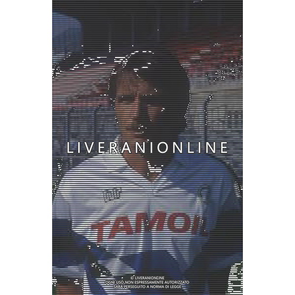 RETROSPETTIVA PIERLUIGI FROSIO ALLENATORE NELLA FOTO PIERLUIGI FROSIO ALLENATORE ATALANTA NELL\'ANNO 1990-1991 AG ALDO LIVERANI SAS 