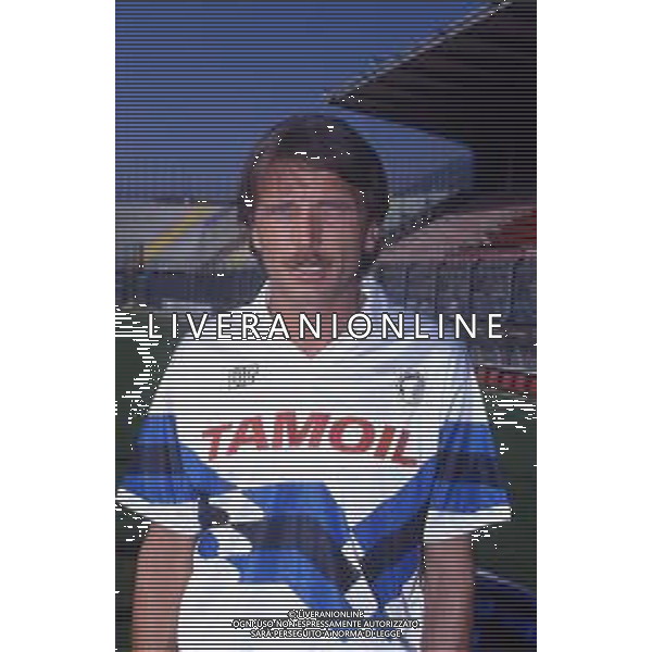 RETROSPETTIVA PIERLUIGI FROSIO ALLENATORE NELLA FOTO PIERLUIGI FROSIO ALLENATORE ATALANTA NELL\'ANNO 1990-1991 AG ALDO LIVERANI SAS 