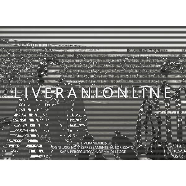 RETROSPETTIVA PIERLUIGI FROSIO ALLENATORE NELLA FOTO PIERLUIGI FROSIO ALLENATORE ATALANTA NELL\'ANNO 1990-1991 CON PIERLUIGI ORLANDINI AG ALDO LIVERANI SAS 