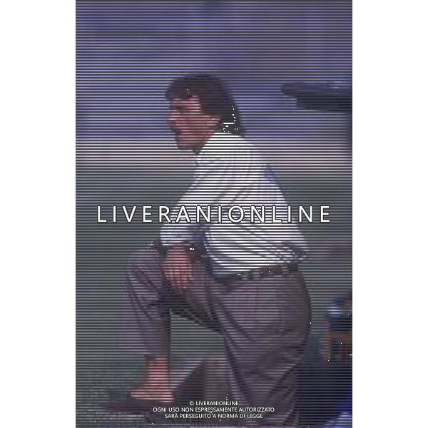 RETROSPETTIVA PIERLUIGI FROSIO ALLENATORE NELLA FOTO PIERLUIGI FROSIO ALLENATORE COMO NELL\'ANNO 1991-1992  AG ALDO LIVERANI SAS 