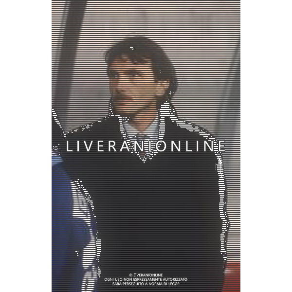 RETROSPETTIVA PIERLUIGI FROSIO ALLENATORE NELLA FOTO PIERLUIGI FROSIO ALLENATORE COMO NELL\'ANNO 1991-1992  AG ALDO LIVERANI SAS 