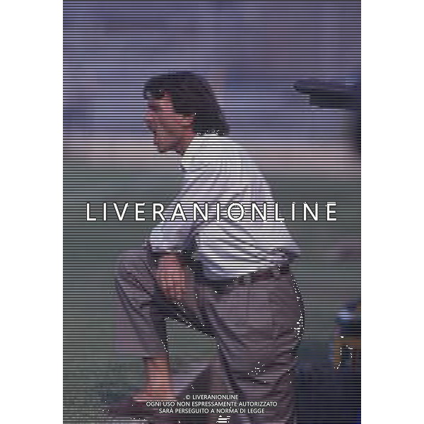 RETROSPETTIVA PIERLUIGI FROSIO ALLENATORE NELLA FOTO PIERLUIGI FROSIO ALLENATORE COMO NELL\'ANNO 1991-1992  AG ALDO LIVERANI SAS 
