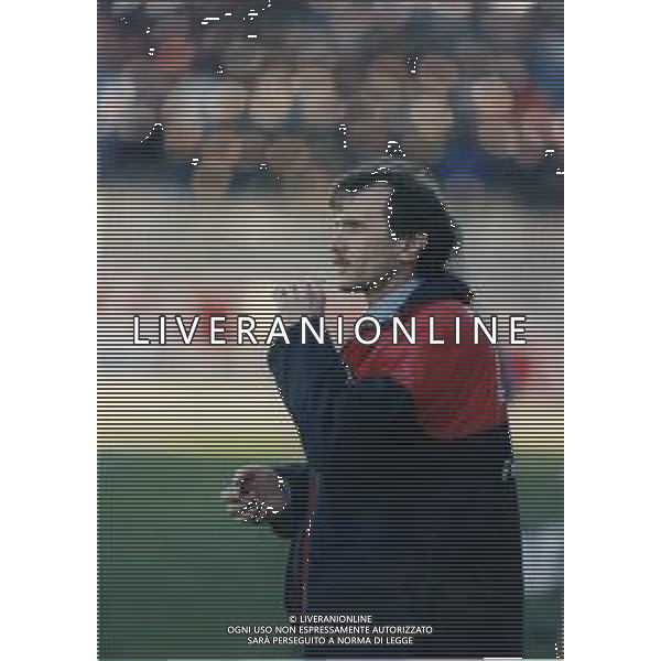 RETROSPETTIVA PIERLUIGI FROSIO ALLENATORE NELLA FOTO PIERLUIGI FROSIO ALLENATORE MONZA CALCIO NELL\'ANNO 2000 AG ALDO LIVERANI SAS 
