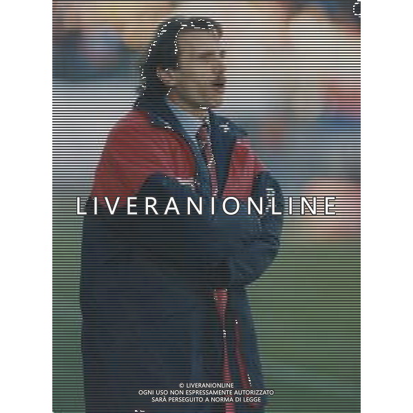 RETROSPETTIVA PIERLUIGI FROSIO ALLENATORE NELLA FOTO PIERLUIGI FROSIO ALLENATORE MONZA CALCIO NELL\'ANNO 2000 AG ALDO LIVERANI SAS 