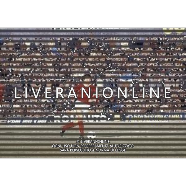 RETROSPETTIVA PIERLUIGI FROSIO CALCIATORE NELLA FOTO PIERLUIGI FROSIO CON LA MAGLIA DEL PERUGIA CALCIO AG ALDO LIVERANI SAS