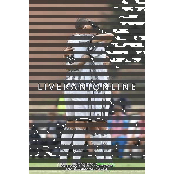 Villar Perosa (To) 04.08.2022 Campo Sportivo G. Scirea ©Manuela Viganti/Agenzia Aldo Liverani Partita Amichevole Juventus A vs Juventus Under 23 Nella foto: esultanza juventus dopo il gol di leonardo bonucci ©Viganti/AGENZIA ALDO LIVERANI SAS