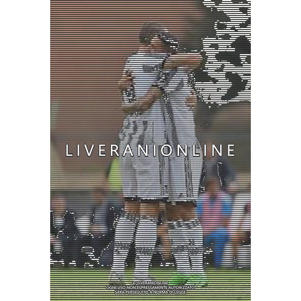 Villar Perosa (To) 04.08.2022 Campo Sportivo G. Scirea ©Manuela Viganti/Agenzia Aldo Liverani Partita Amichevole Juventus A vs Juventus Under 23 Nella foto: esultanza juventus dopo il gol di leonardo bonucci ©Viganti/AGENZIA ALDO LIVERANI SAS