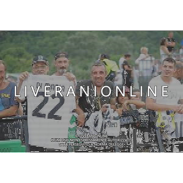 Villar Perosa (To) 04.08.2022 Campo Sportivo G. Scirea ©Manuela Viganti/Agenzia Aldo Liverani Partita Amichevole Juventus A vs Juventus Under 23 Nella foto: tifosi juventus ©Viganti/AGENZIA ALDO LIVERANI SAS