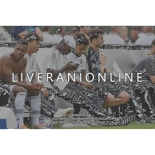 Villar Perosa (To) 04.08.2022 Campo Sportivo G. Scirea ©Manuela Viganti/Agenzia Aldo Liverani Partita Amichevole Juventus A vs Juventus Under 23 Nella foto: paul pogba e weston mckennie ©Viganti/AGENZIA ALDO LIVERANI SAS