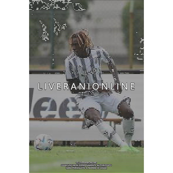 Villar Perosa (To) 04.08.2022 Campo Sportivo G. Scirea ©Manuela Viganti/Agenzia Aldo Liverani Partita Amichevole Juventus A vs Juventus Under 23 Nella foto: moise kean ©Viganti/AGENZIA ALDO LIVERANI SAS