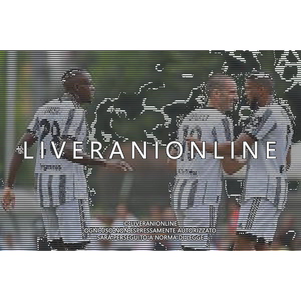 Villar Perosa (To) 04.08.2022 Campo Sportivo G. Scirea ©Manuela Viganti/Agenzia Aldo Liverani Partita Amichevole Juventus A vs Juventus Under 23 Nella foto: esultanza juventus ©Viganti/AGENZIA ALDO LIVERANI SAS