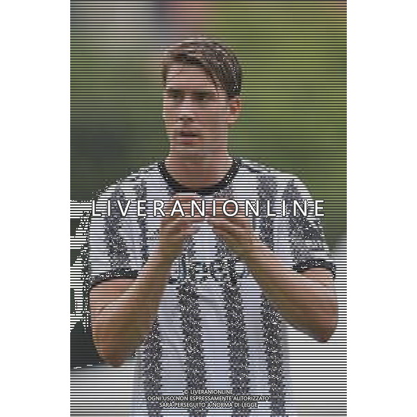 Villar Perosa (To) 04.08.2022 Campo Sportivo G. Scirea ©Manuela Viganti/Agenzia Aldo Liverani Partita Amichevole Juventus A vs Juventus Under 23 Nella foto: dusan vlahovic ©Viganti/AGENZIA ALDO LIVERANI SAS