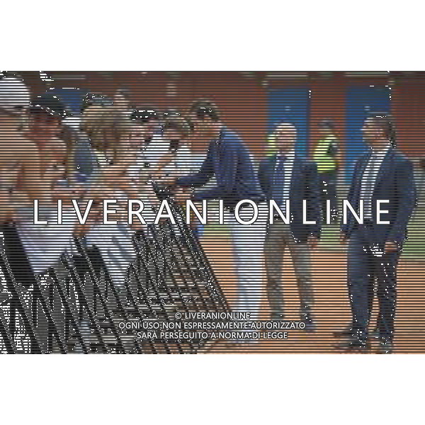 Villar Perosa (To) 04.08.2022 Campo Sportivo G. Scirea ©Manuela Viganti/Agenzia Aldo Liverani Partita Amichevole Juventus A vs Juventus Under 23 Nella foto: john elkann firma autografi ©Viganti/AGENZIA ALDO LIVERANI SAS