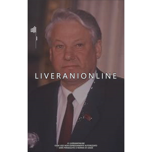 RETROSPETTIVA BORIS ELTSIN POLITICO E PRESIDENTE DELLA RUSSIA NELLA FOTO BORIS ELTSIN A MILANO PER LA PRESENTAZIONE DEL LIBRO “CONFESSIONI SUL TEMA“ A MILANO AG ALDO LIVERANI SAS