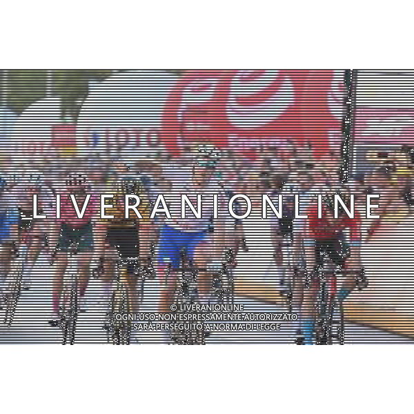05-08-2022 Tour De Pologne; Tappa 07 Skawina - Krakow; 2022, Groupama - Fdj; 2022, Jumbo - Visma; 2022, Bahrain - Victorious; Demare, Arnaud; Kooij, Olav; Bauhaus, Phil; Krakow; ©SIROTTI/AGENZIA ALDO LIVERANI SAS