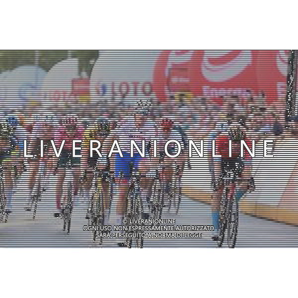 05-08-2022 Tour De Pologne; Tappa 07 Skawina - Krakow; 2022, Groupama - Fdj; 2022, Jumbo - Visma; 2022, Bahrain - Victorious; Demare, Arnaud; Kooij, Olav; Bauhaus, Phil; Krakow; ©SIROTTI/AGENZIA ALDO LIVERANI SAS