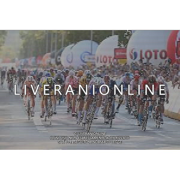 05-08-2022 Tour De Pologne; Tappa 07 Skawina - Krakow; 2022, Groupama - Fdj; 2022, Jumbo - Visma; 2022, Bahrain - Victorious; Demare, Arnaud; Kooij, Olav; Bauhaus, Phil; Krakow; ©SIROTTI/AGENZIA ALDO LIVERANI SAS