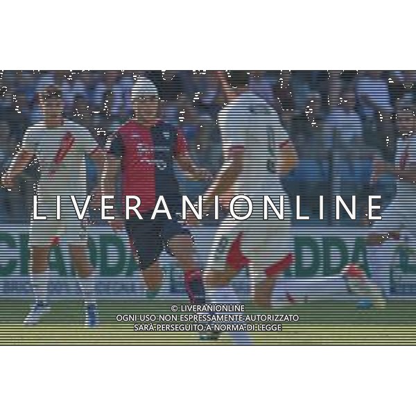 5-8-2022. Cagliari Calcio-Perugia Calcio spa, trentaduesimi Coppa Italia 2022/2023. Stadio Unipol Domus, Cagliari. Foto Salvatore Moi/Aldo Liverani sas. Nella foto:Emmanuel Gyabuaa Perugia, Adam Obert Cagliari ©MOI/AGENZIA ALDO LIVERANI SAS