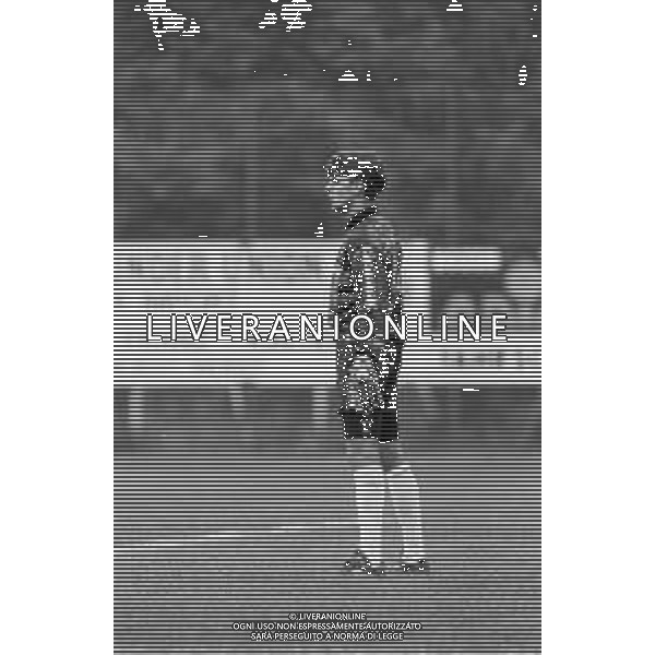 RETROSPETTIVA GIANMATTEO MAREGGINI CALCIATORE DI RUOLO PORTIERE NELLA FOTO CON LA MAGLIA DELLA FIORENTINA NEL 1991-1992 ©ARCHIVIO AG ALDO LIVERANI SAS