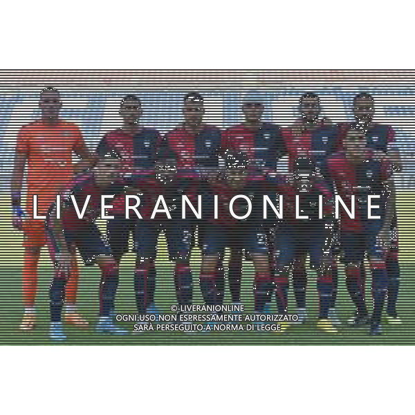 5-8-2022. Cagliari Calcio-Perugia Calcio spa, trentaduesimi Coppa Italia 2022/2023. Stadio Unipol Domus, Cagliari. Foto Salvatore Moi/Aldo Liverani sas. Nella foto: formazione squadra Cagliari Calcio 2022-2023 ©MOI/AGENZIA ALDO LIVERANI SAS