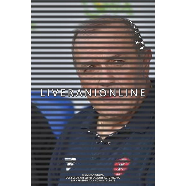 5-8-2022. Cagliari Calcio-Perugia Calcio spa, trentaduesimi Coppa Italia 2022/2023. Stadio Unipol Domus, Cagliari. Foto Salvatore Moi/Aldo Liverani sas. Nella foto:Massimiliano Alvini Allenatore Perugia ©MOI/AGENZIA ALDO LIVERANI SAS