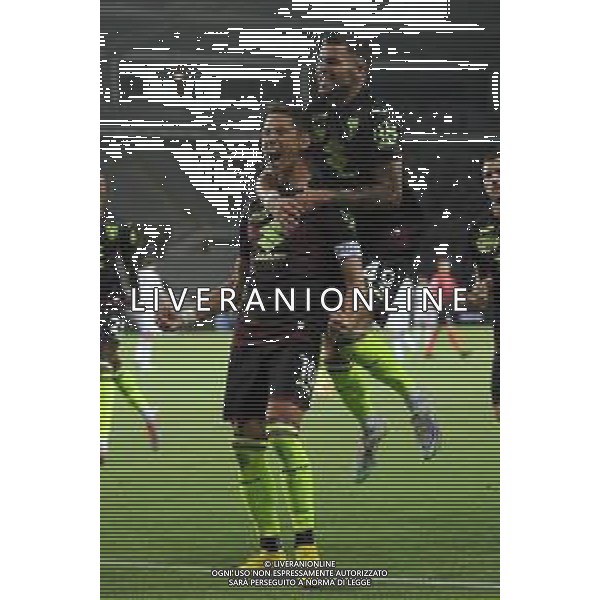 Torino 06.08.2022 Stadio Grande Torino ©Manuela Viganti/Agenzia Aldo Liverani Torino vs Palermo Coppa Italia Frecciarossa 2022/2023 32imi Nella foto : esultanza di sasa lukic e nemanja radonjic ©Viganti/AGENZIA ALDO LIVERANI SAS
