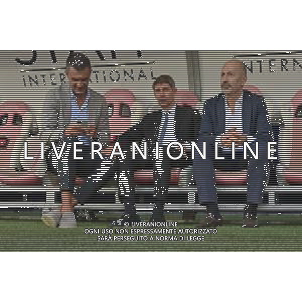 da SX Paolo Maldini direttore area tecnica Milan, Frederic Massara direttore sportivo Milan e Ivan Gazidis amministratore delegato Milan LR Vicenza vs Milan Vicenza 06-08-2022 Stadio Romeo Menti amichevole precampionato foto Roberto Garavaglia/ag. Aldo Liverani sas