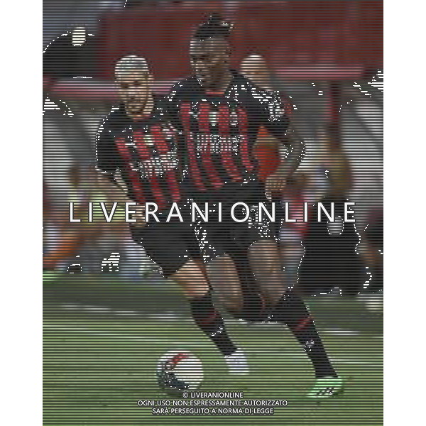 Rafael Leao (Milan) e dietro Theo Hernandez (Milan) LR Vicenza vs Milan Vicenza 06-08-2022 Stadio Romeo Menti amichevole precampionato foto Roberto Garavaglia/ag. Aldo Liverani sas