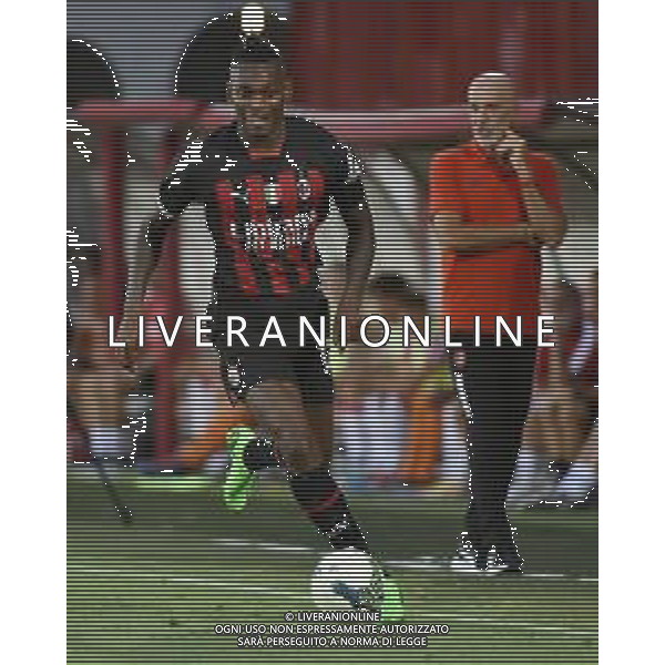 Rafael Leao (Milan) e sulla DX Stefano Pioli allenatore Milan LR Vicenza vs Milan Vicenza 06-08-2022 Stadio Romeo Menti amichevole precampionato foto Roberto Garavaglia/ag. Aldo Liverani sas