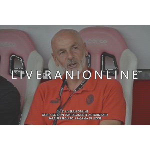 Stefano Pioli allenatore Milan LR Vicenza vs Milan Vicenza 06-08-2022 Stadio Romeo Menti amichevole precampionato foto Roberto Garavaglia/ag. Aldo Liverani sas