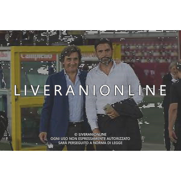 Torino 06.08.2022 Stadio Grande Torino ©Manuela Viganti/Agenzia Aldo Liverani Torino vs Palermo Coppa Italia Frecciarossa 2022/2023 32imi Nella foto: urbano cairo e davide vagnati