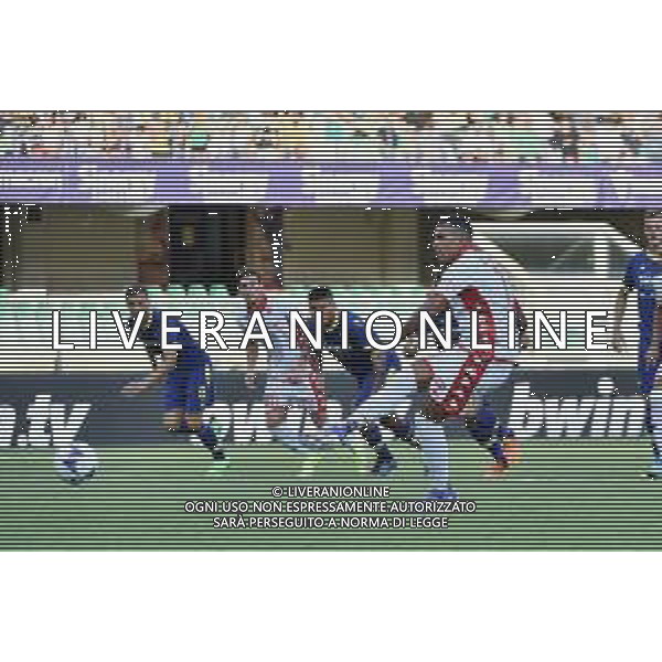 Walid Cheddira (Bari) segna il gol del 3 a 1 Hellas Verona vs Bari Verona 07-08-2022 Stadio Marcantonio Bentegodi Coppa Italia Frecciarossa - 32mi di finale foto Roberto Garavaglia/ag. Aldo Liverani sas /AGENZIA ALDO LIVERANIN SAS