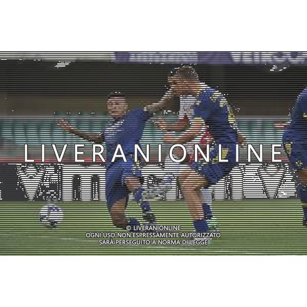Walid Cheddira (Bari) segna il gol del 4 a 1 Hellas Verona vs Bari Verona 07-08-2022 Stadio Marcantonio Bentegodi Coppa Italia Frecciarossa - 32mi di finale foto Roberto Garavaglia/ag. Aldo Liverani sas /AGENZIA ALDO LIVERANIN SAS