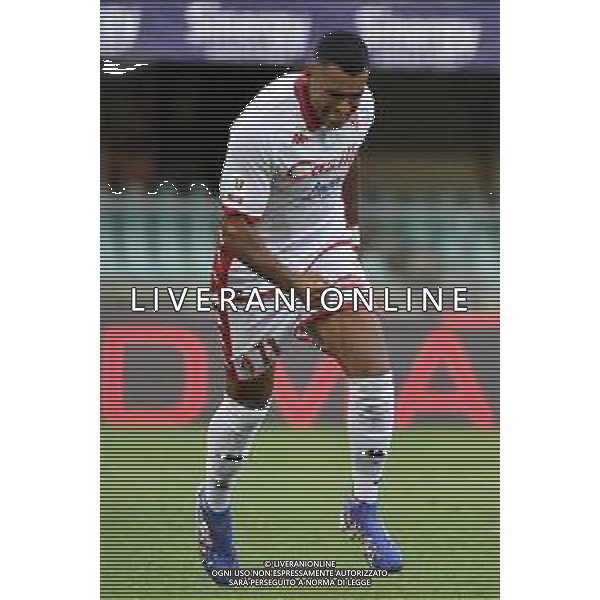 Walid Cheddira (Bari) esulta dopo il gol del 4 a 1 Hellas Verona vs Bari Verona 07-08-2022 Stadio Marcantonio Bentegodi Coppa Italia Frecciarossa - 32mi di finale foto Roberto Garavaglia/ag. Aldo Liverani sas /AGENZIA ALDO LIVERANIN SAS