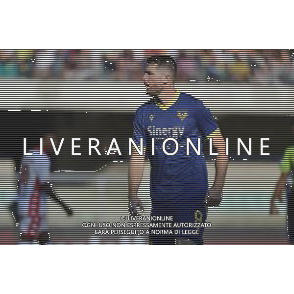 Thomas Henry (Hellas Verona) Hellas Verona vs Bari Verona 07-08-2022 Stadio Marcantonio Bentegodi Coppa Italia Frecciarossa - 32mi di finale foto Roberto Garavaglia/ag. Aldo Liverani sas /AGENZIA ALDO LIVERANIN SAS