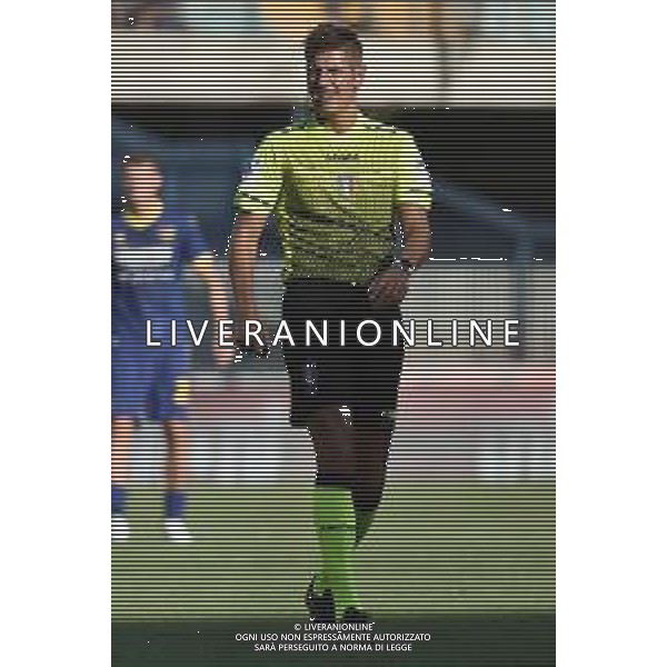 l\'arbitro Niccolò Baroni di Firenze Hellas Verona vs Bari Verona 07-08-2022 Stadio Marcantonio Bentegodi Coppa Italia Frecciarossa - 32mi di finale foto Roberto Garavaglia/ag. Aldo Liverani sas /AGENZIA ALDO LIVERANIN SAS