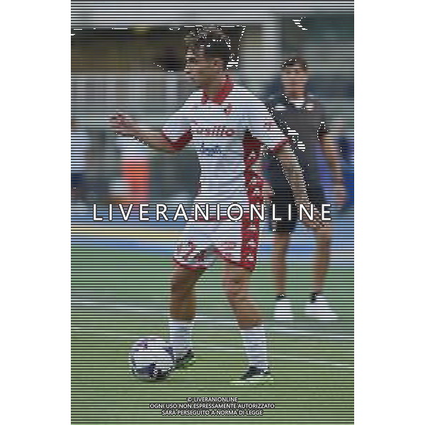 Gianmarco Cangiano (Bari) Hellas Verona vs Bari Verona 07-08-2022 Stadio Marcantonio Bentegodi Coppa Italia Frecciarossa - 32mi di finale foto Roberto Garavaglia/ag. Aldo Liverani sas /AGENZIA ALDO LIVERANIN SAS