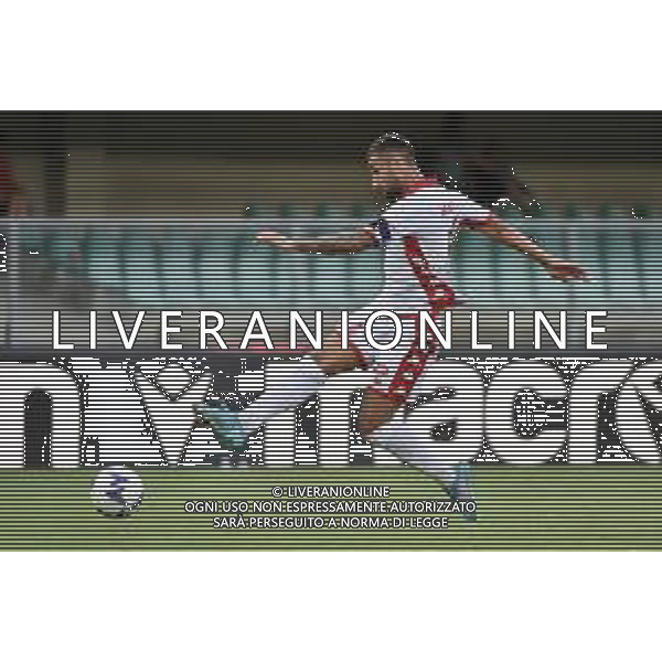 Mattia Maita (Bari) Hellas Verona vs Bari Verona 07-08-2022 Stadio Marcantonio Bentegodi Coppa Italia Frecciarossa - 32mi di finale foto Roberto Garavaglia/ag. Aldo Liverani sas /AGENZIA ALDO LIVERANIN SAS