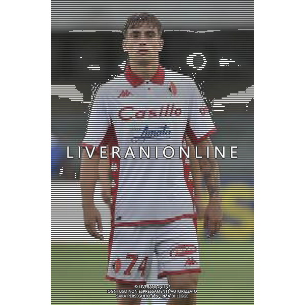 Gianmarco Cangiano (Bari) Hellas Verona vs Bari Verona 07-08-2022 Stadio Marcantonio Bentegodi Coppa Italia Frecciarossa - 32mi di finale foto Roberto Garavaglia/ag. Aldo Liverani sas /AGENZIA ALDO LIVERANIN SAS