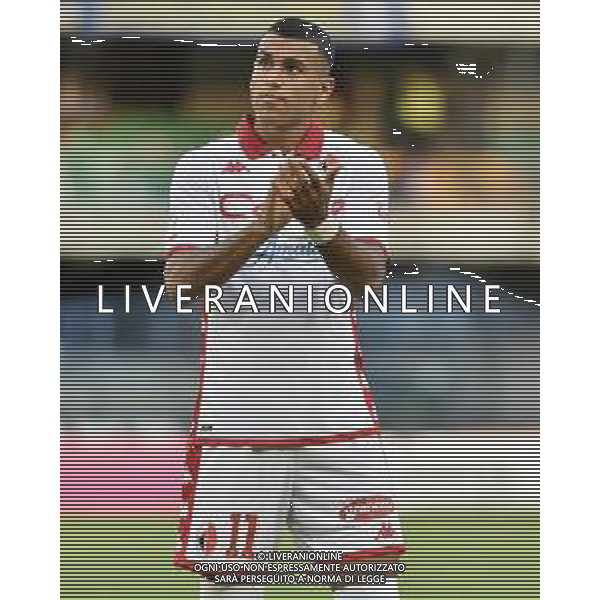Walid Cheddira (Bari) Hellas Verona vs Bari Verona 07-08-2022 Stadio Marcantonio Bentegodi Coppa Italia Frecciarossa - 32mi di finale foto Roberto Garavaglia/ag. Aldo Liverani sas /AGENZIA ALDO LIVERANIN SAS