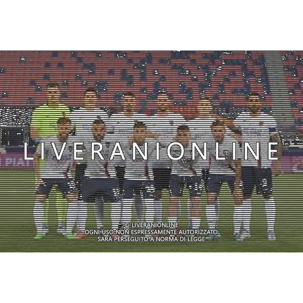 Bologna, Stadio Renato Dall\'Ara Coppa Italia Frecciarossa 2022-2023 Bologna-Cosenza In foto: la formazione della squadra del cosenza calcio ©Andrea Rosito/AGENZIA ALDO LIVERANI SAS