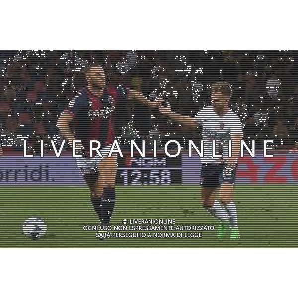 Bologna, Stadio Renato Dall\'Ara Coppa Italia Frecciarossa 2022-2023 Bologna-Cosenza In foto: marko Arnautovic e D\'Urso Christian ©Andrea Rosito/AGENZIA ALDO LIVERANI SAS