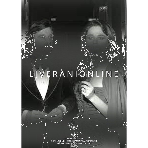 RETROSPETTIVA CHARLOTTE RAMPLING ATTRICE NELLA FOTO CHARLOTTE RAMPLING CON IL MARITO BRYAN SOUTHCOMBE NELL\'ANNO 1975 AL MIDEM AG ALDO LIVERANI SAS