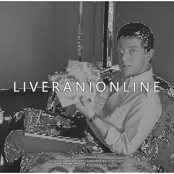 RETROSPETTIVA EMIDIO REMIGI DETTO MEMO, CANTANTE NELLA FOTO NELLA SUA CASA SUL LAGO DI COMO NEL 1966  ©Archivio Giovanni Liverani/AG ALDO LIVERANI SAS  