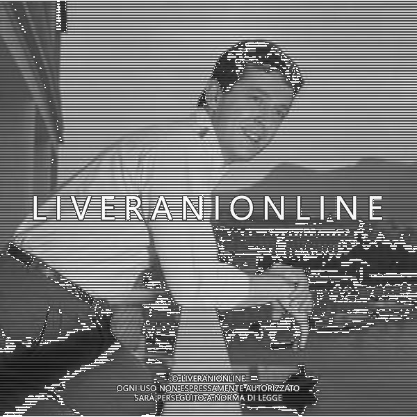 RETROSPETTIVA EMIDIO REMIGI DETTO MEMO, CANTANTE NELLA FOTO NELLA SUA CASA SUL LAGO DI COMO NEL 1966  ©Archivio Giovanni Liverani/AG ALDO LIVERANI SAS  