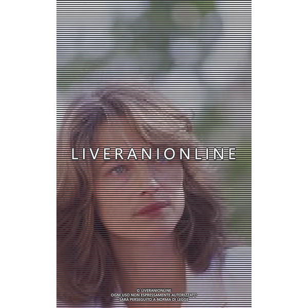 RETROSPETTIVA CHARLOTTE RAMPLING ATTRICE NELLA FOTO CHARLOTTE RAMPLING A VENEZIA NELL\'ANNO 1984  AG ALDO LIVERANI SAS   