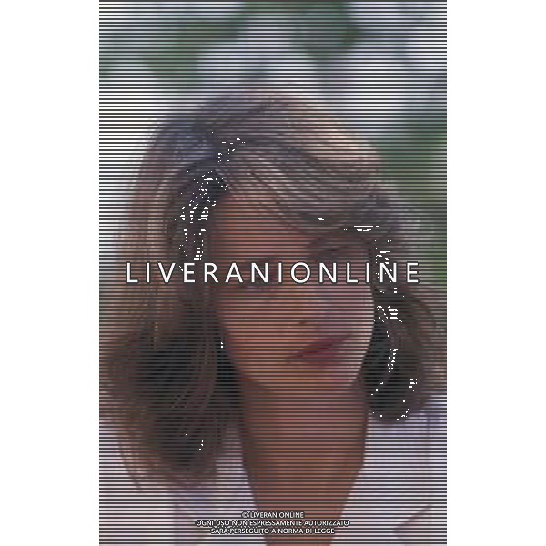 RETROSPETTIVA CHARLOTTE RAMPLING ATTRICE NELLA FOTO CHARLOTTE RAMPLING A VENEZIA NELL\'ANNO 1984  AG ALDO LIVERANI SAS   