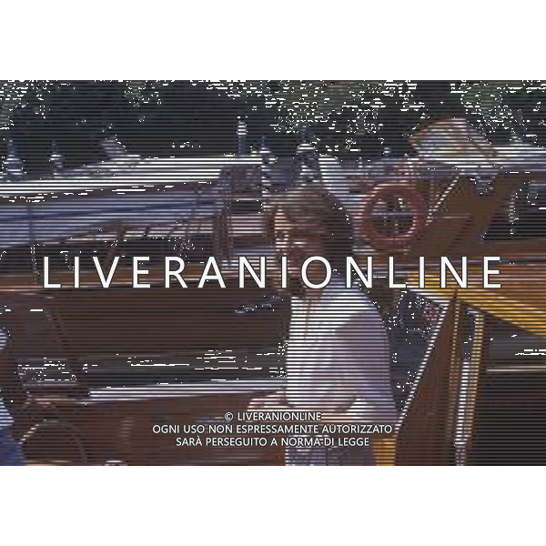 RETROSPETTIVA CHARLOTTE RAMPLING ATTRICE NELLA FOTO CHARLOTTE RAMPLING A VENEZIA NELL\'ANNO 1984  AG ALDO LIVERANI SAS   